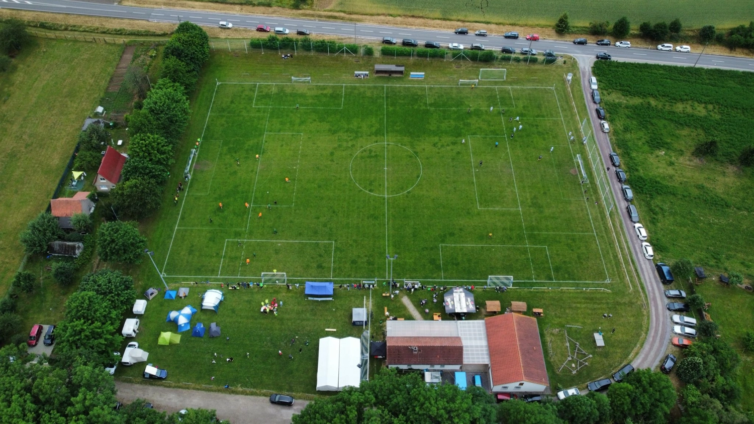 Fußballplatz von  SV Blau Weiß 90 Hochstedt e.V. 